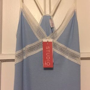 La Perla Studio pale blue luxury tank top SOLD